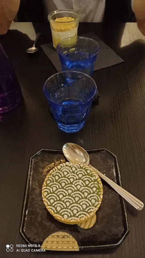 Tarte Matcha Framboise Thé Vert Et Verrine de Yuzu